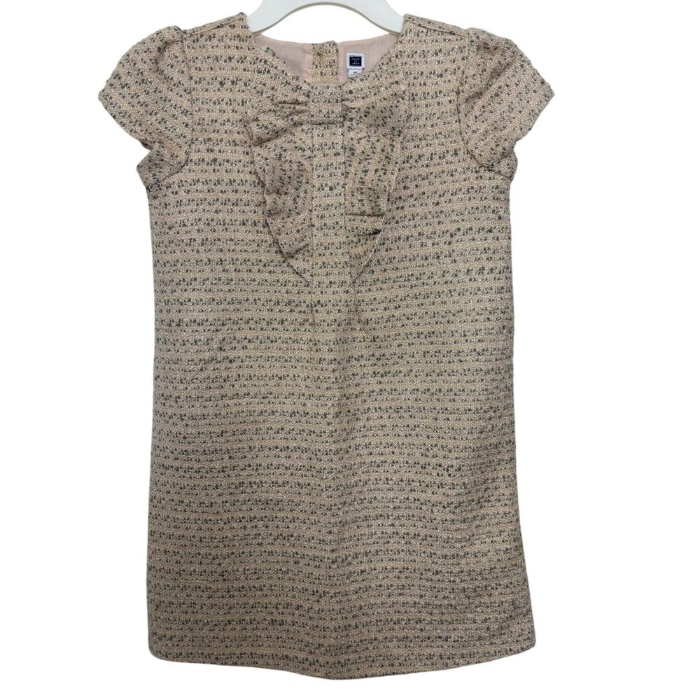 Janie & Jack Blush Boucle Dress Girl's 10 Holiday Party Photoshoot Wedding Guest